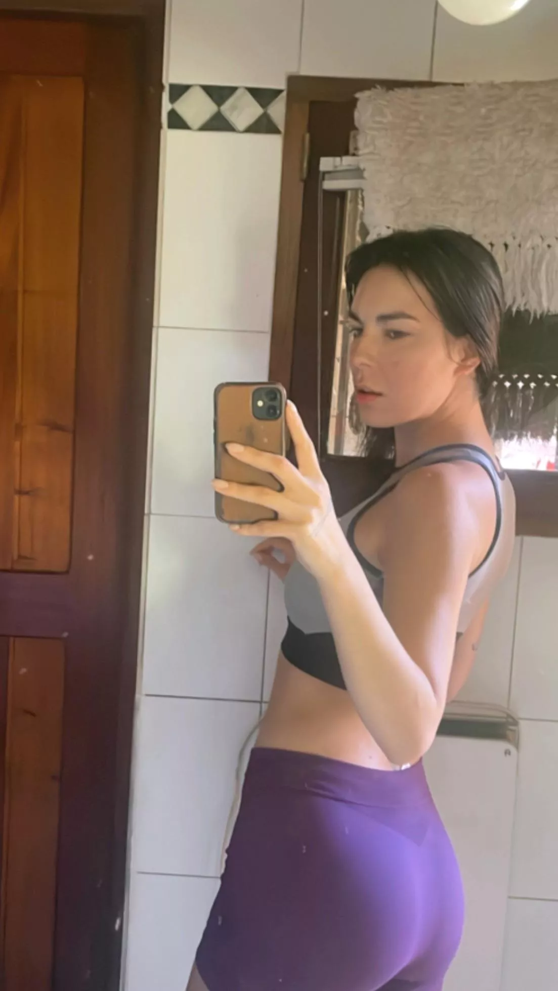 Purple shorts are mandatory for a good yoga session posted by HornyyyBunnyyy