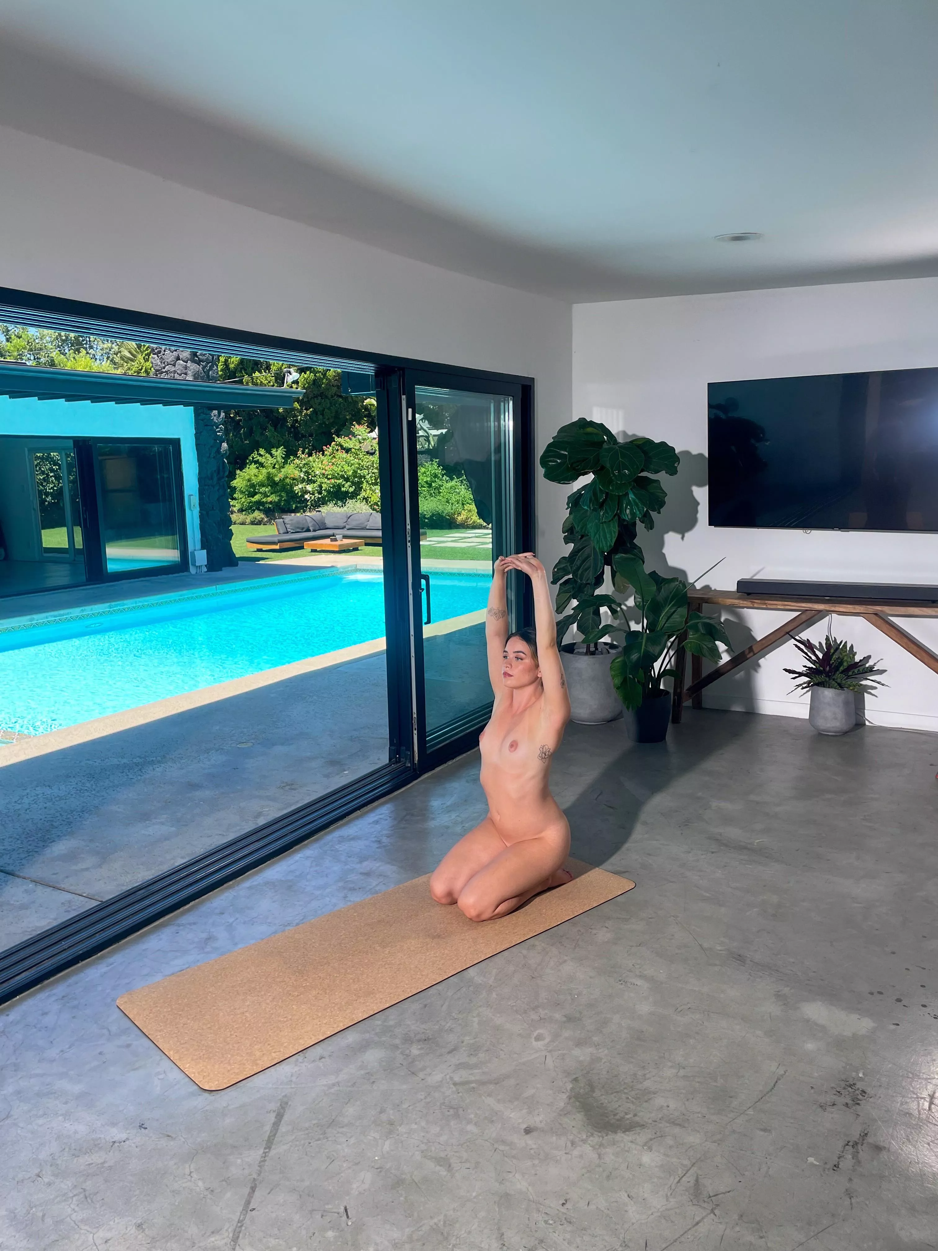 Stretching all the stress away  posted by Huge-Cow4546