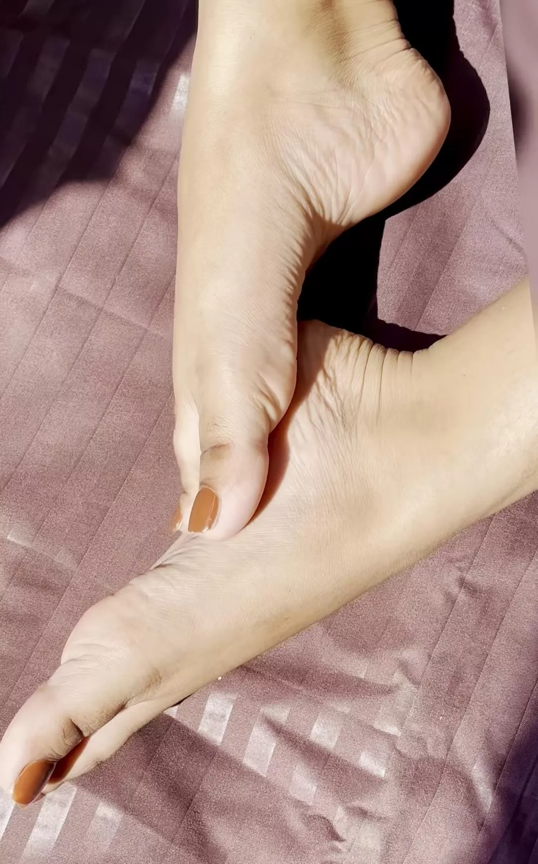 Ahem ahem, get ruined under them  posted by icysoftfeet