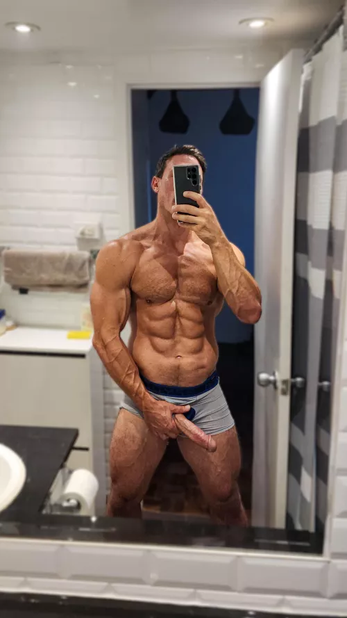 Come give it a squeeze  by Mr_Muscle_Flexer