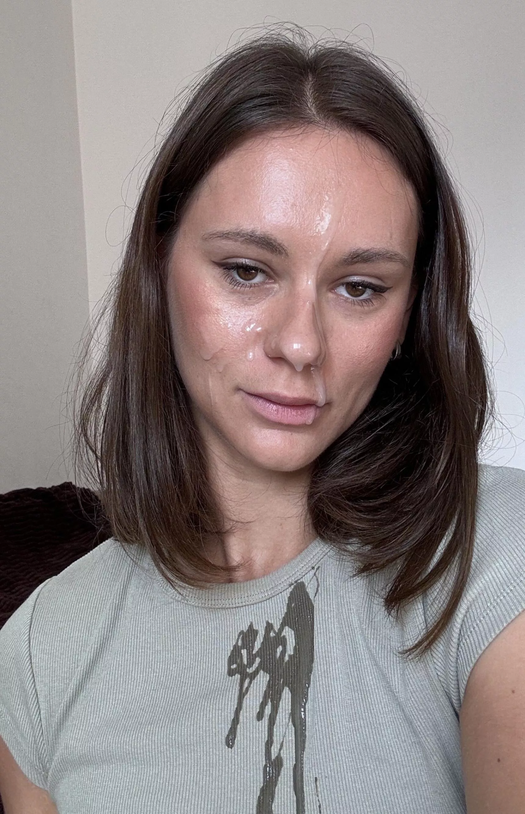 Cum on my clothes — looks like we went too far... or not far enough posted by SyrenaLovess