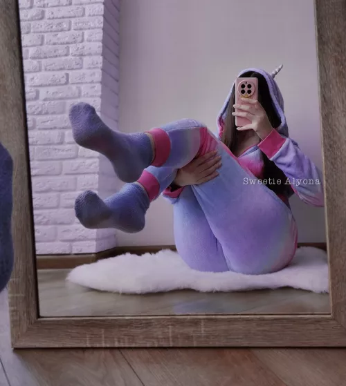 Cute and soft 🦄💜 by SweetieAlyona