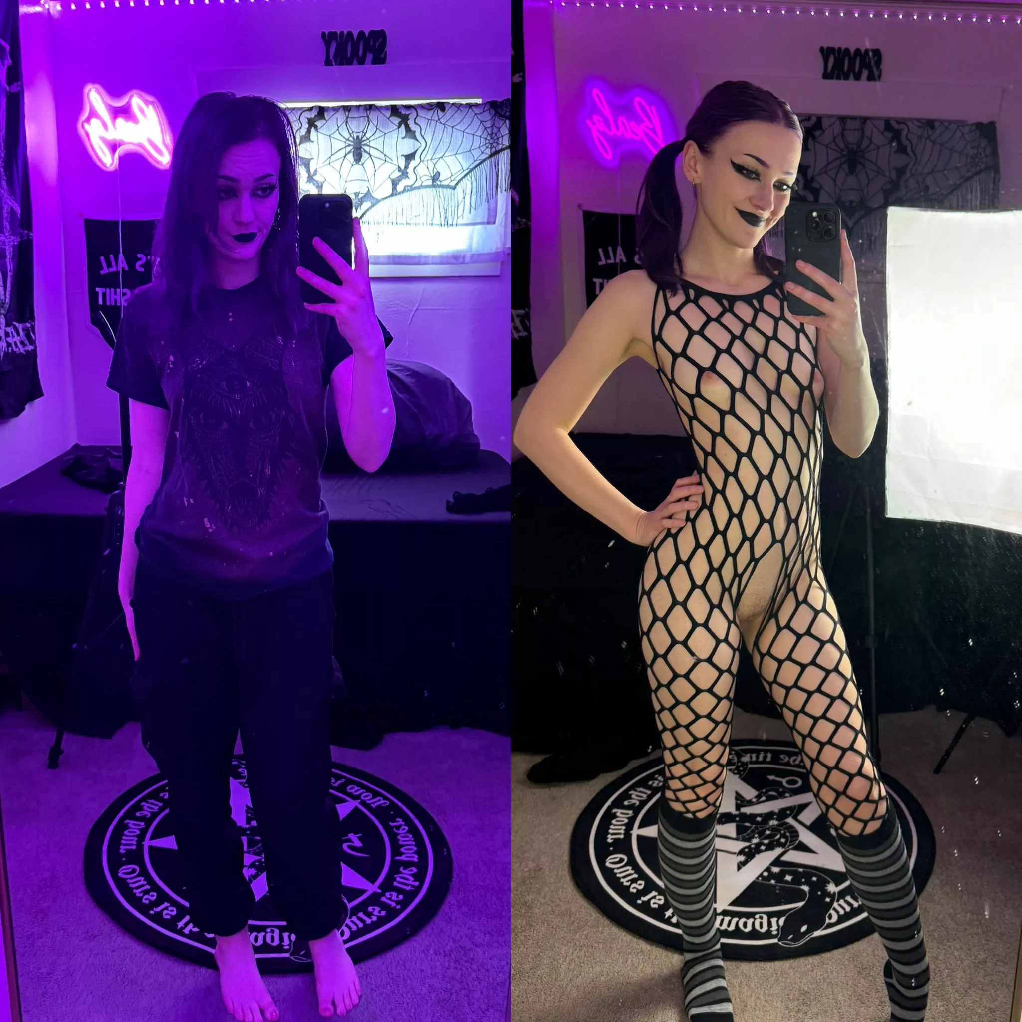 Emo goblin in the streets vs goth whore in the sheets posted by impossiblepig666