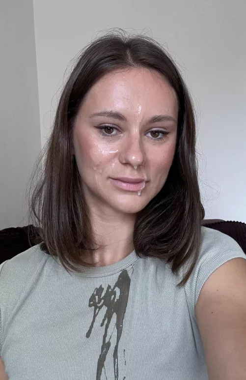 I love when his cum covers my face by SyrenaLovess