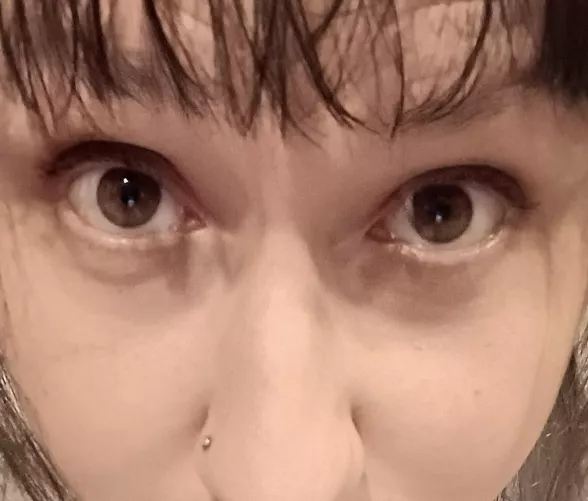 Just lookin up at ya x by GodzillasCatgirl