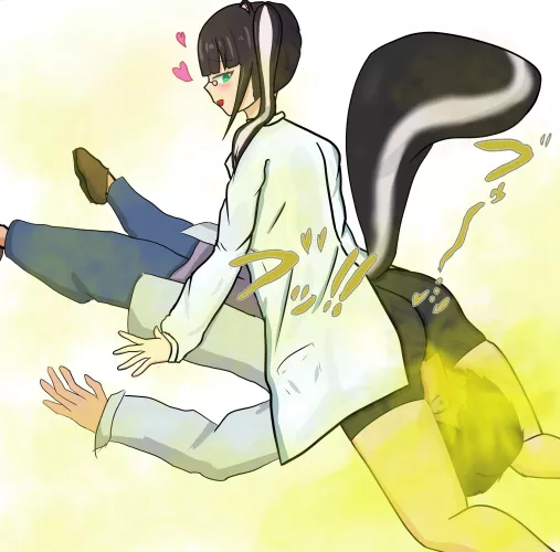Skunk Scientist Violet! [Fart] [skunkgirl]  by Horniest-Around