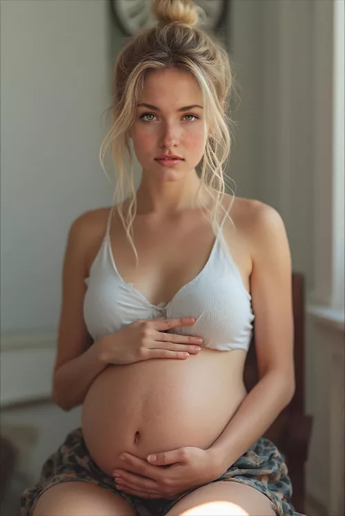 Would you cover my preggo belly in your warm cum ? by LiltDior