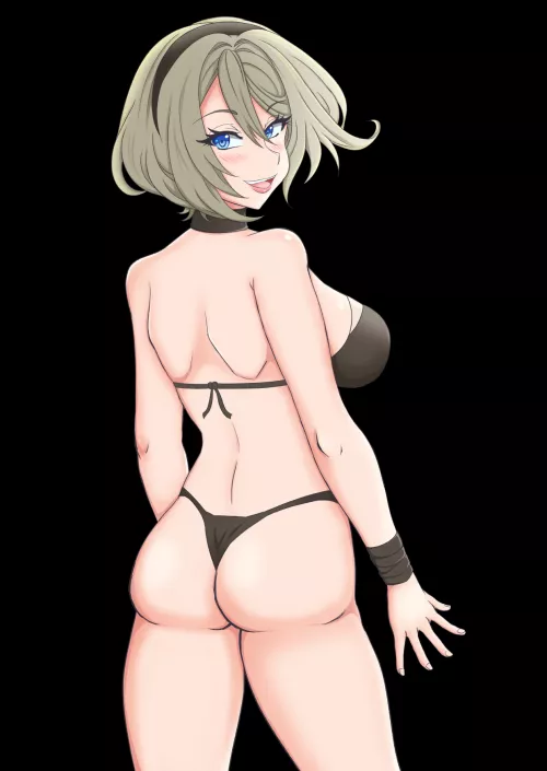2B (Bikini Ver.)  - Artist: ToraXD001 (myself) by ToraXD001