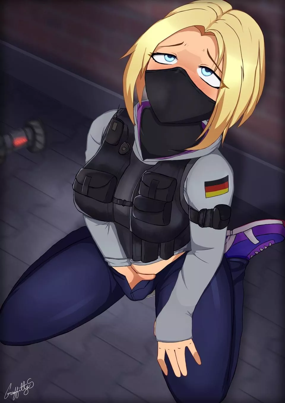 C-Can you please stop stealing all my masks and using them as rags for your sweaty, pre covered cock.. I only have one left and need to wear them on missions.. I won’t be able to focus!~ (Graffitys) posted by EliteIQMain