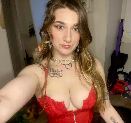 I hope you like how this top accentuates the girls!  by lasciviouslace