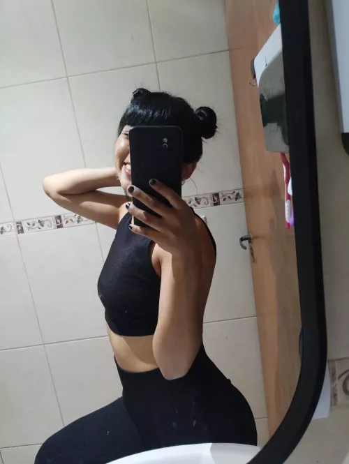 All tired after training the upper body  by Tough_Romita_69