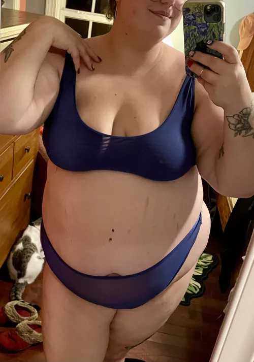 Belly in Blue 💙 by womanontheedge13