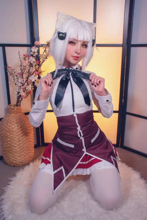 Shirokitsune as Koneko by fiscendcips