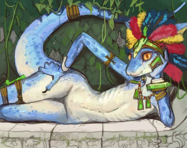 Skinky by Mossa by Wanderingreader123