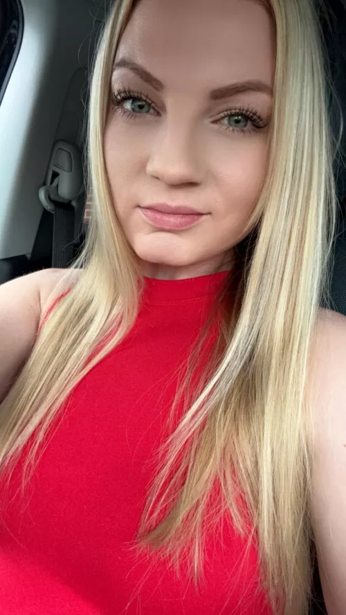 The only red piece of clothing I own. by Thatgingerchicky