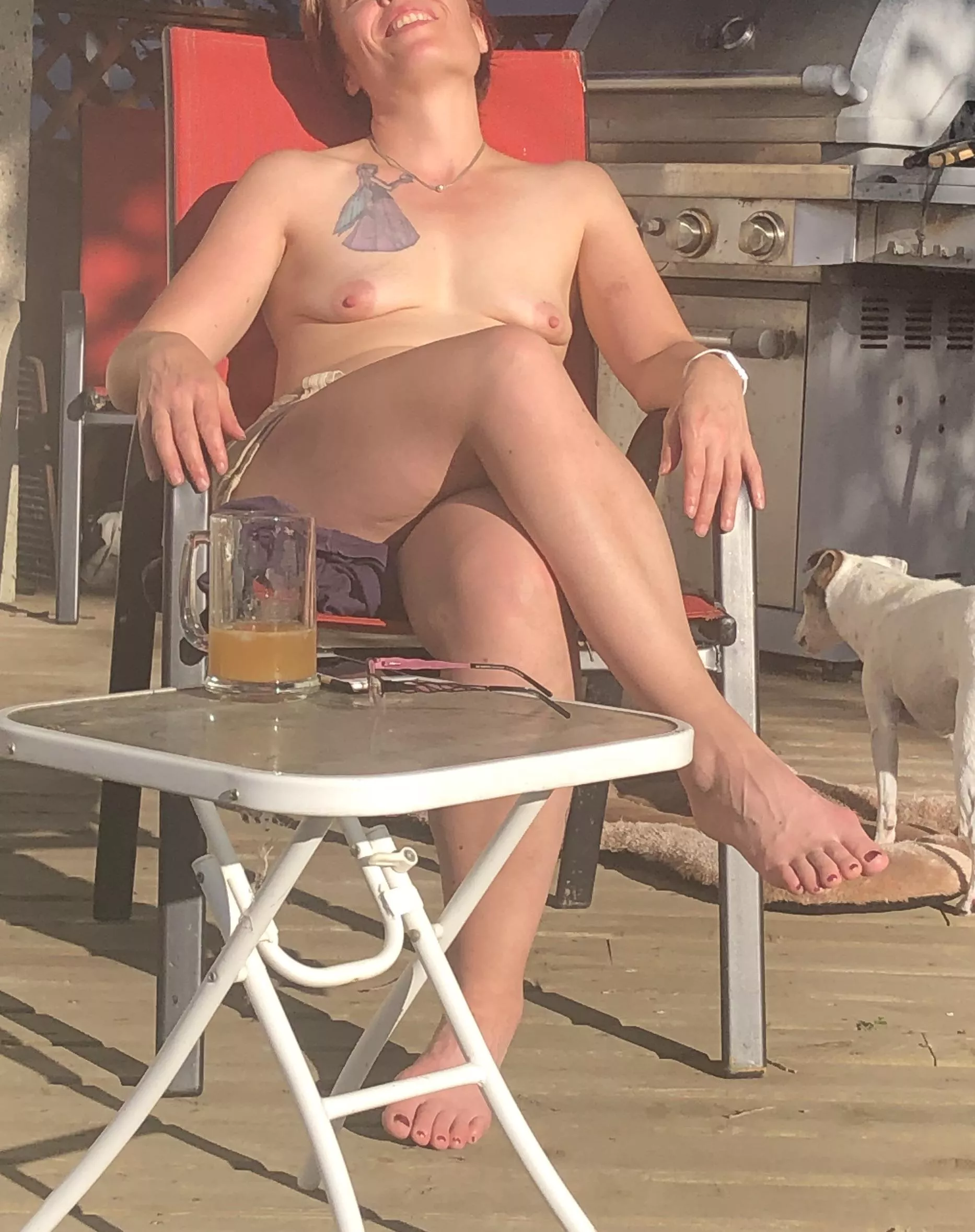 Enjoying some fleeting deck time  posted by Hondo7717