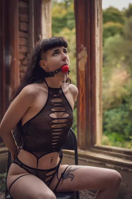 I love drooling on my boobs by photobarcoco