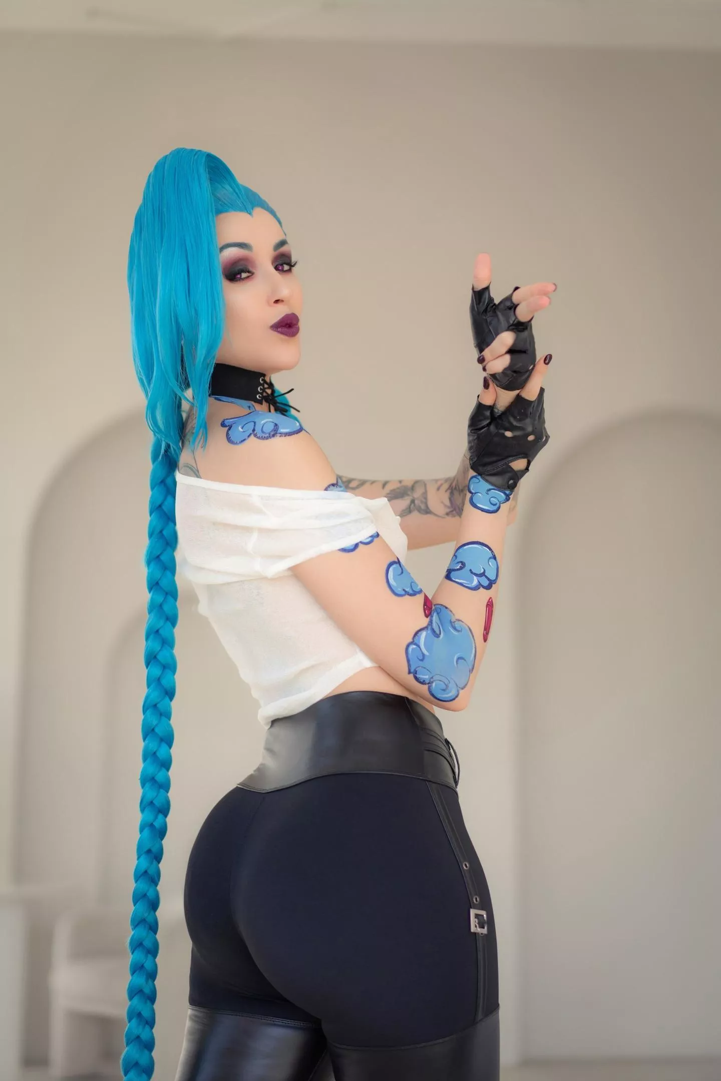 Jinx from Arcane by Lera Himera posted by iam_Lera_Himera