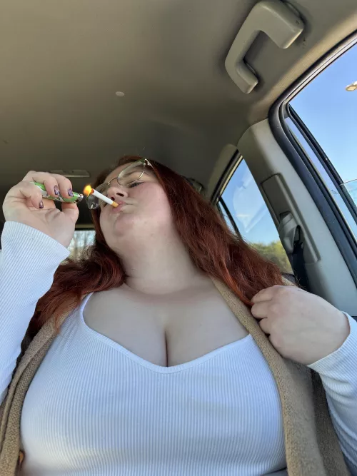 Lunch break=Chain smoking  by SadieSmokes420