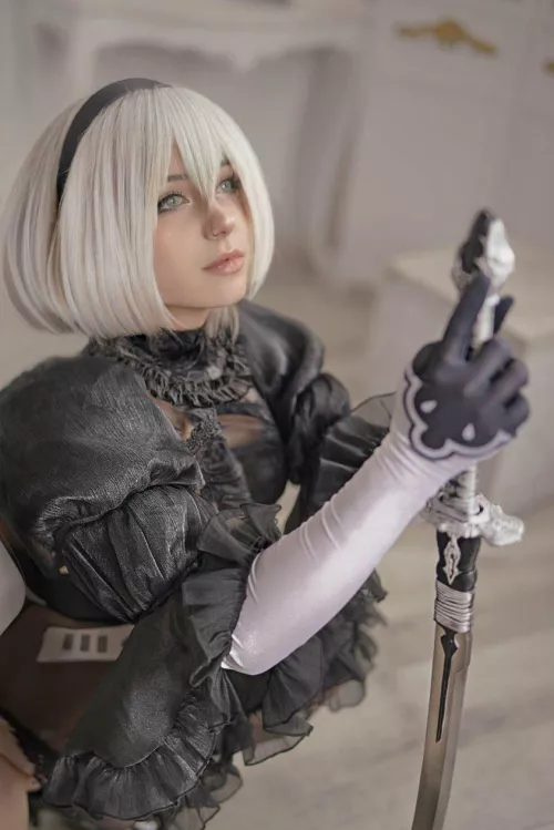 2B cosplay by (Kuroitsune)  by Kuroxkitsune