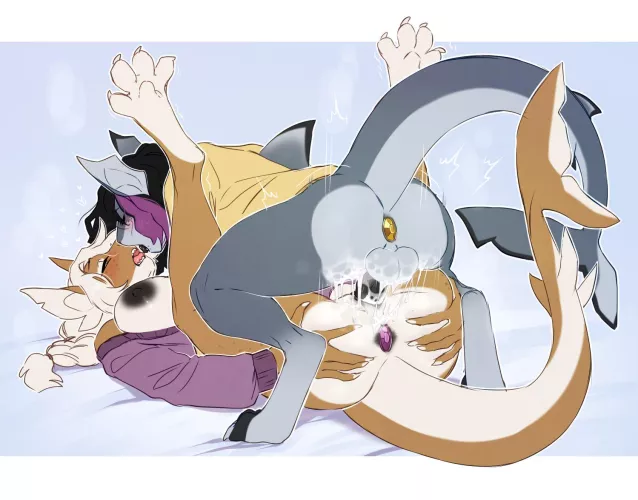 Shark Breeding [MF] (letsdrawcats) by 5headedragon