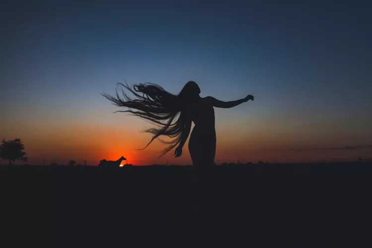 sunset silhouette (self shot) by _creature_feature