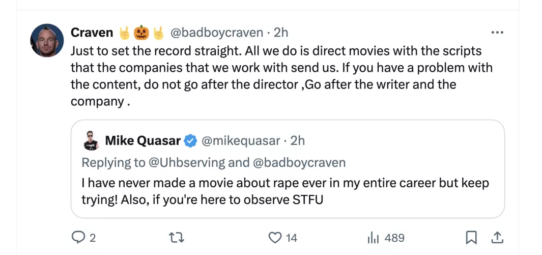 Director Craven Moorehead: ‘just following orders’ by DSCholly