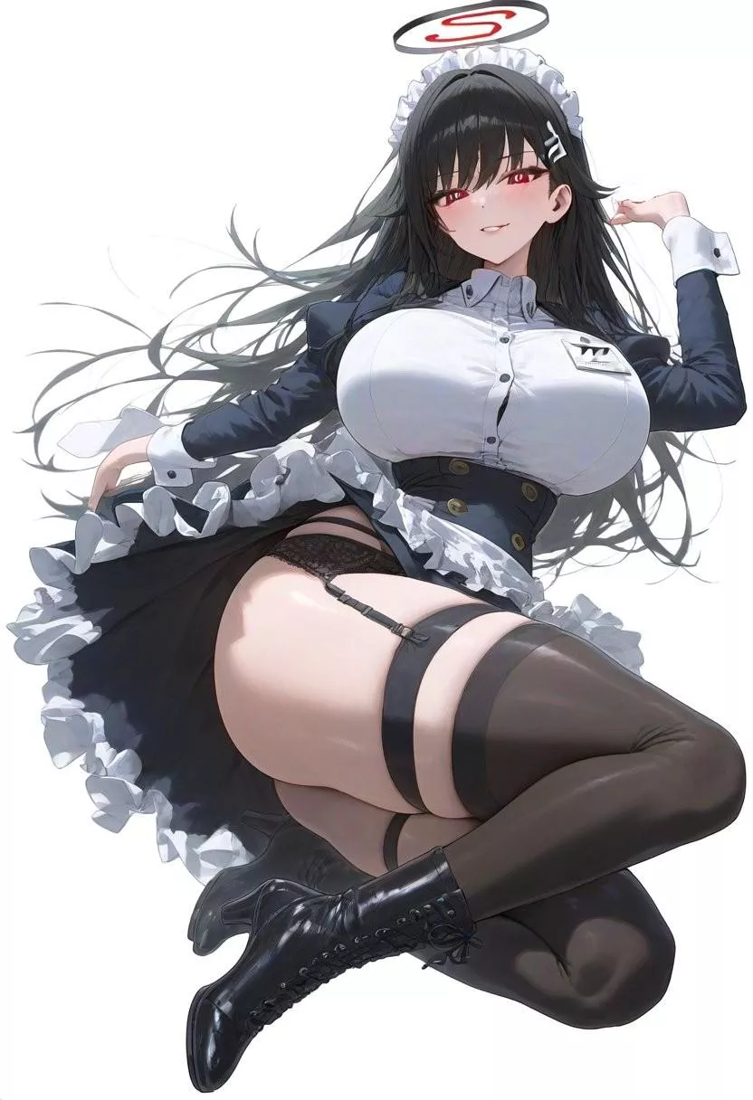 Maid Rio [Blue Archive] posted by CheetahSperm18