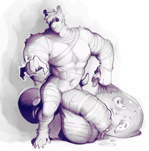 {Image} Mummy Cock Vore Male (AmolRainbowGoat) by Sonic_the_hedgedog