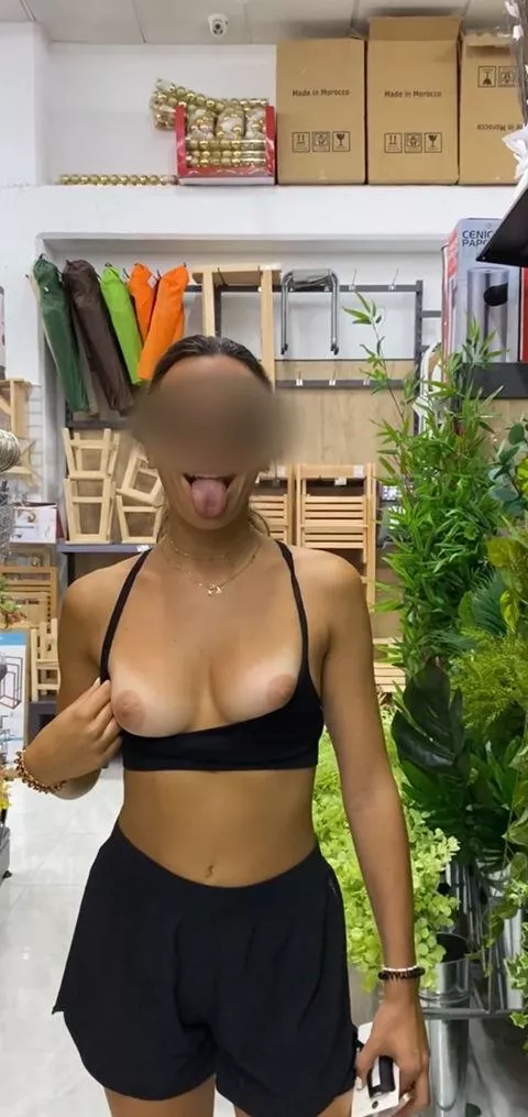 Trying to be sneaky at the mall posted by yourfrenchcroissant