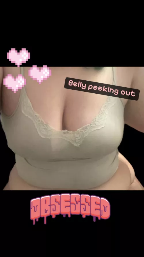 A little tummy is more to worship by GoddessCath219