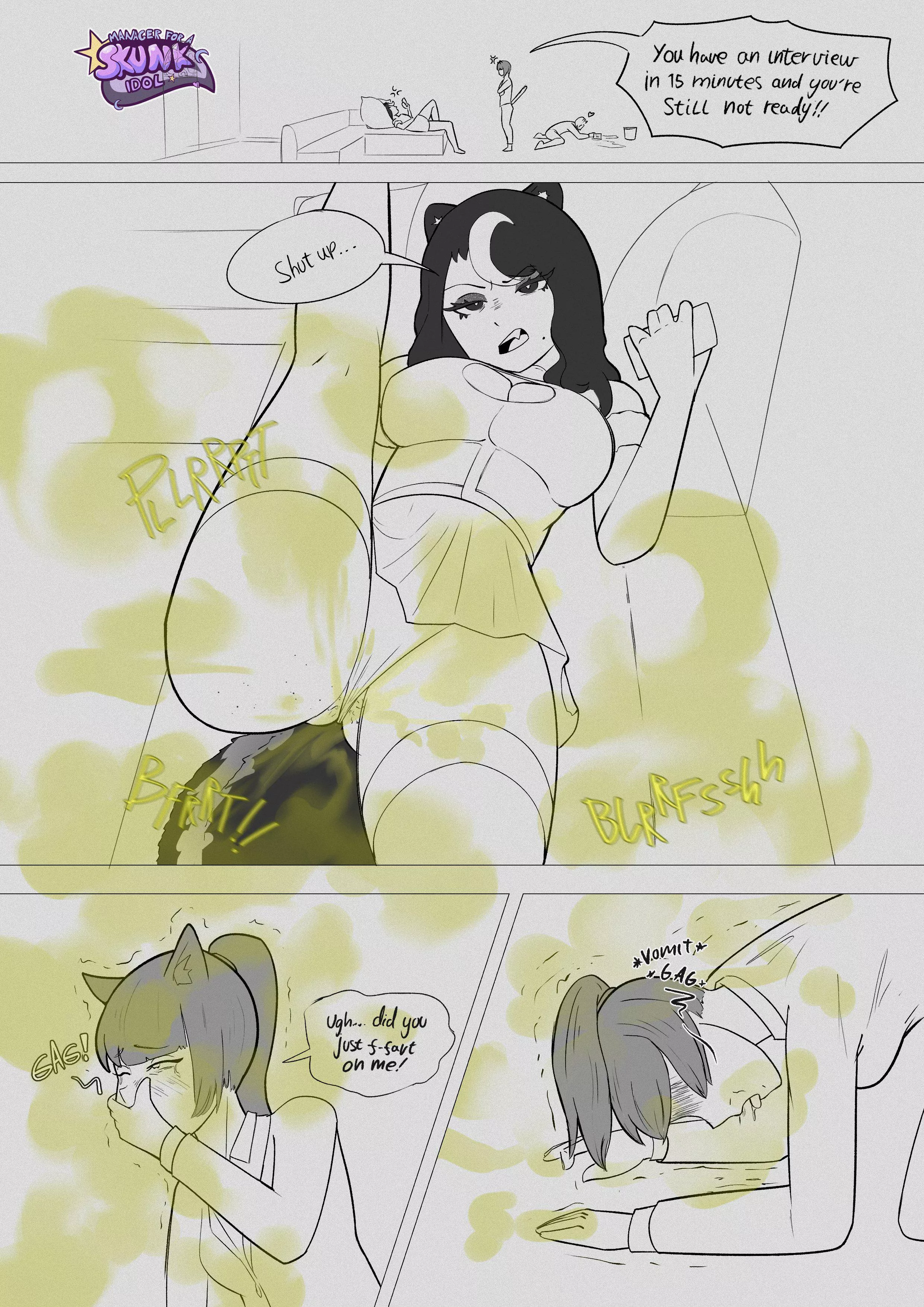 Being the manager to a skunkgirl idol! [Fart] [Skunk] [bot] posted by Horniest-Around