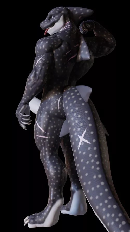 Devious Whale Shorg back shot (OC) by LeastInsaneKobold