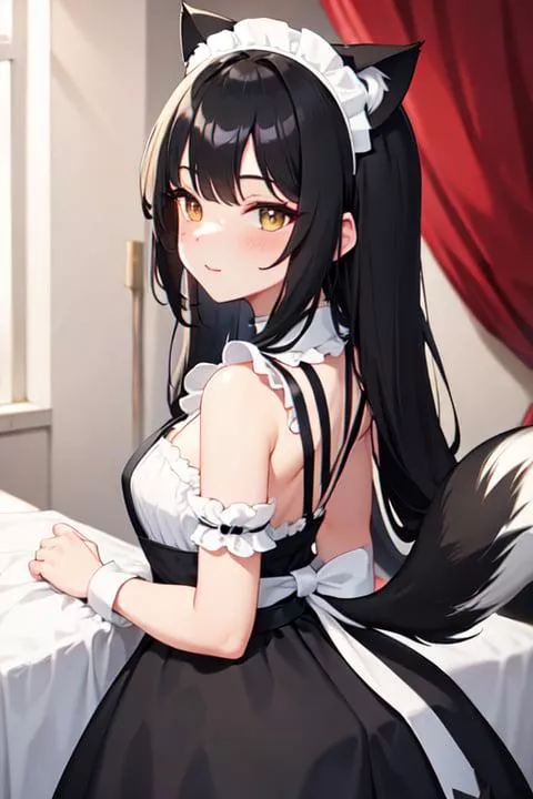 Your shy skunkgirl maid Thalya! [Fart] [Skunk] [Submissive] posted by Horniest-Around