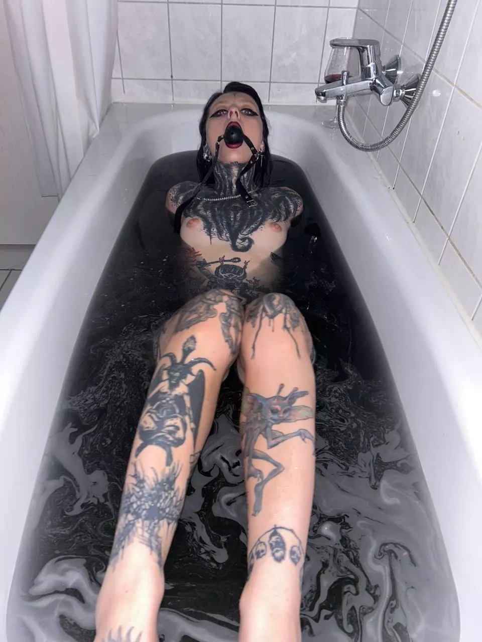 Cant move and talk but my holes are still ready for u  posted by Bewitching_womans