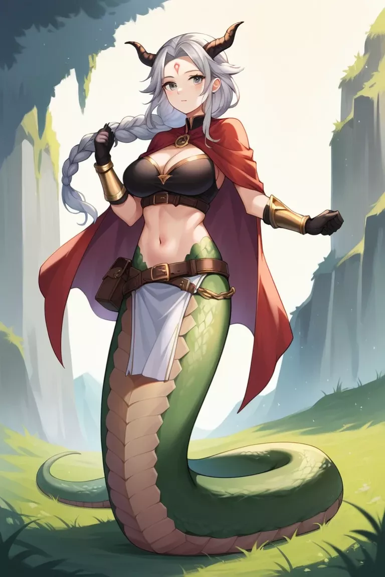Lamia with braid posted by Jaxx1992