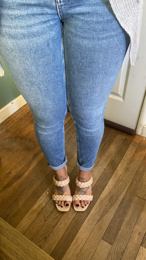 Do you like the way my toes look in these?  by Cutecouple394