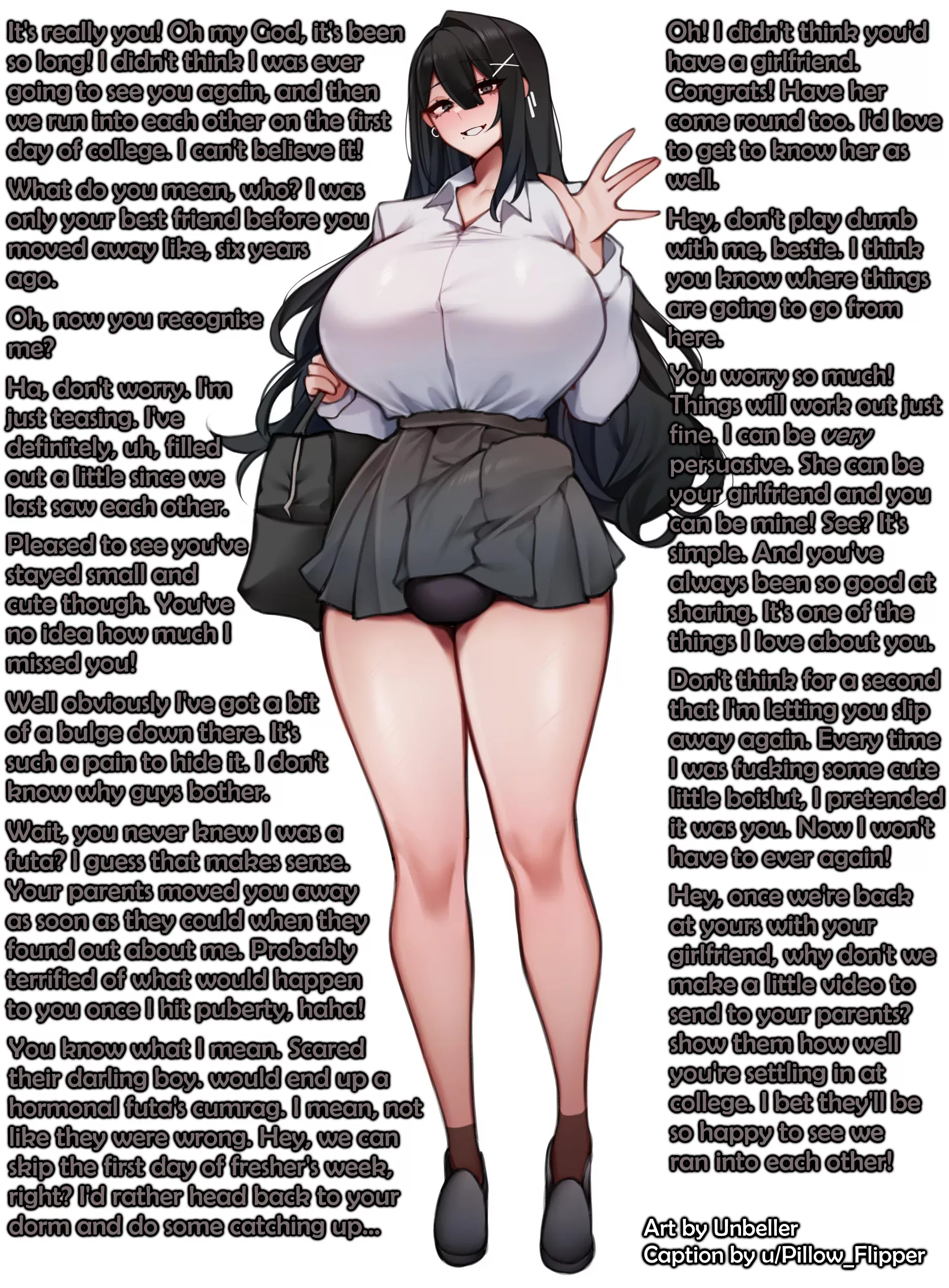 Running into an old friend (OC) (Art by Unbeller) posted by Pillow_Flipper