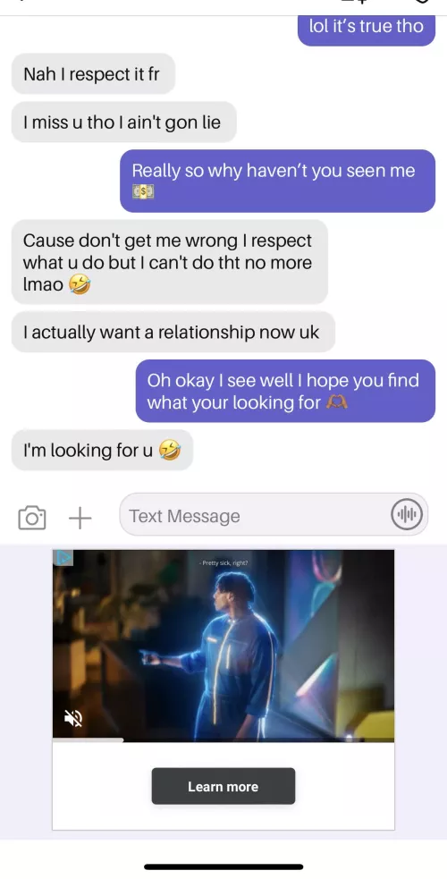 80% of my clients do this to me. I just don’t understand why? I try to be nice to get them as regulars but maybe I’m too nice  by froseee92