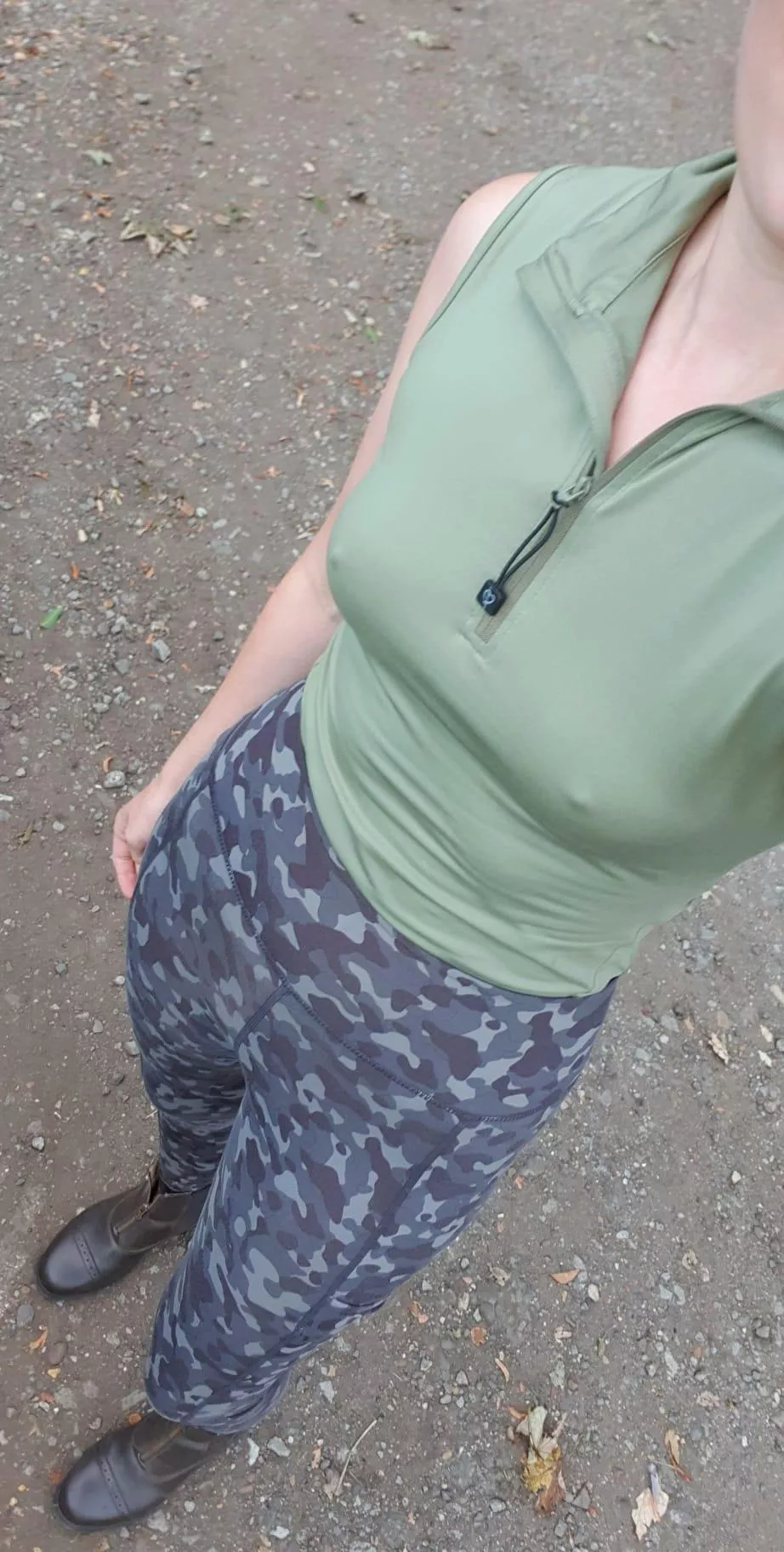 A little cold on my nipples today! posted by EquineBlake