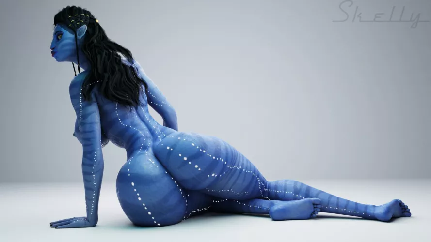 Big Butt Na'vi (Skelly3D) by NastinaX