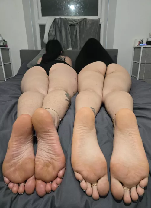 I hope we both aren't teasing you too much 🤭 by cute-feet1237