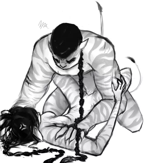 Kiri getting fucked by Quaritch (m_brokenplane) by NastinaX