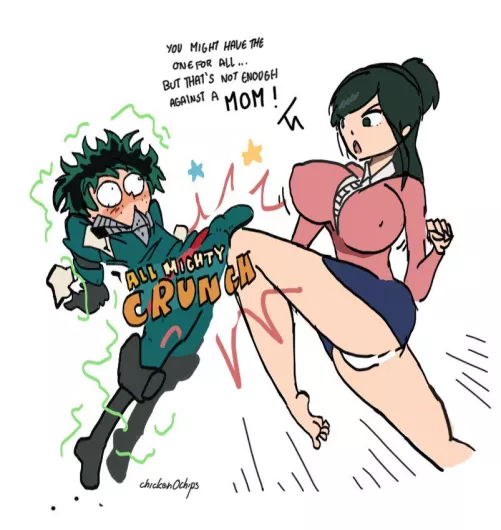 Mother vs. Son!: Izuku Midoria falls to the hands (or rather knee) of his mother! by XxxForeskinGamingxxX