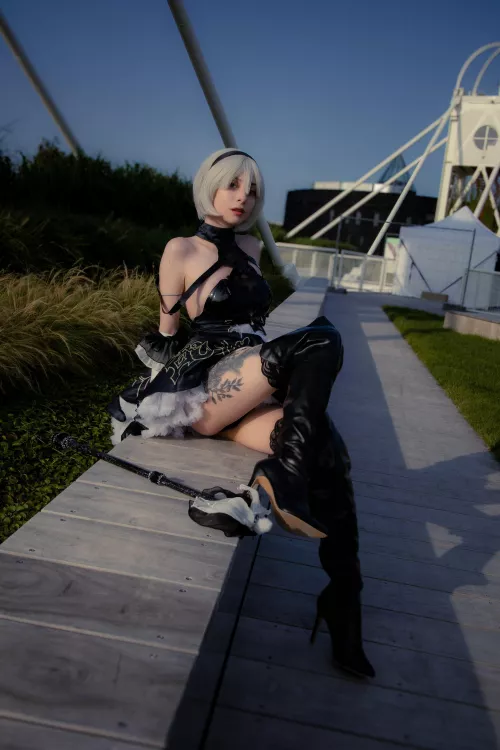 My Mahou Shoujo 2B cosplay by naensi