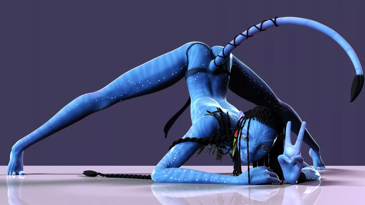 Na'vi girl shows off her sexy ass (Fierox88) posted by NastinaX