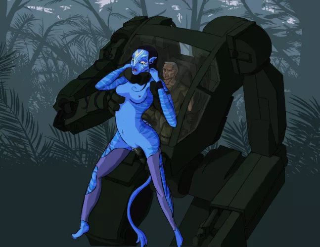Neytiri gets fucked by Colonel Quaritch in an AMP suit (4MinuteWarning) by NastinaX