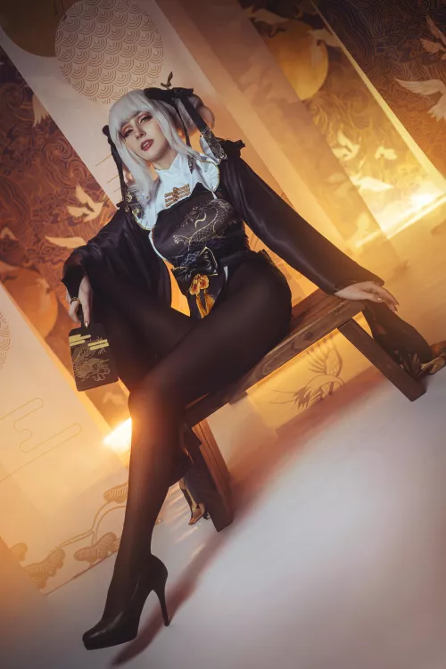 NIKKE: White Rabbit Blanc cosplay by BellatrixAiden by bellatrix_aiden