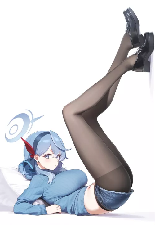 Ako Amau [Blue Archive] by CheetahSperm18