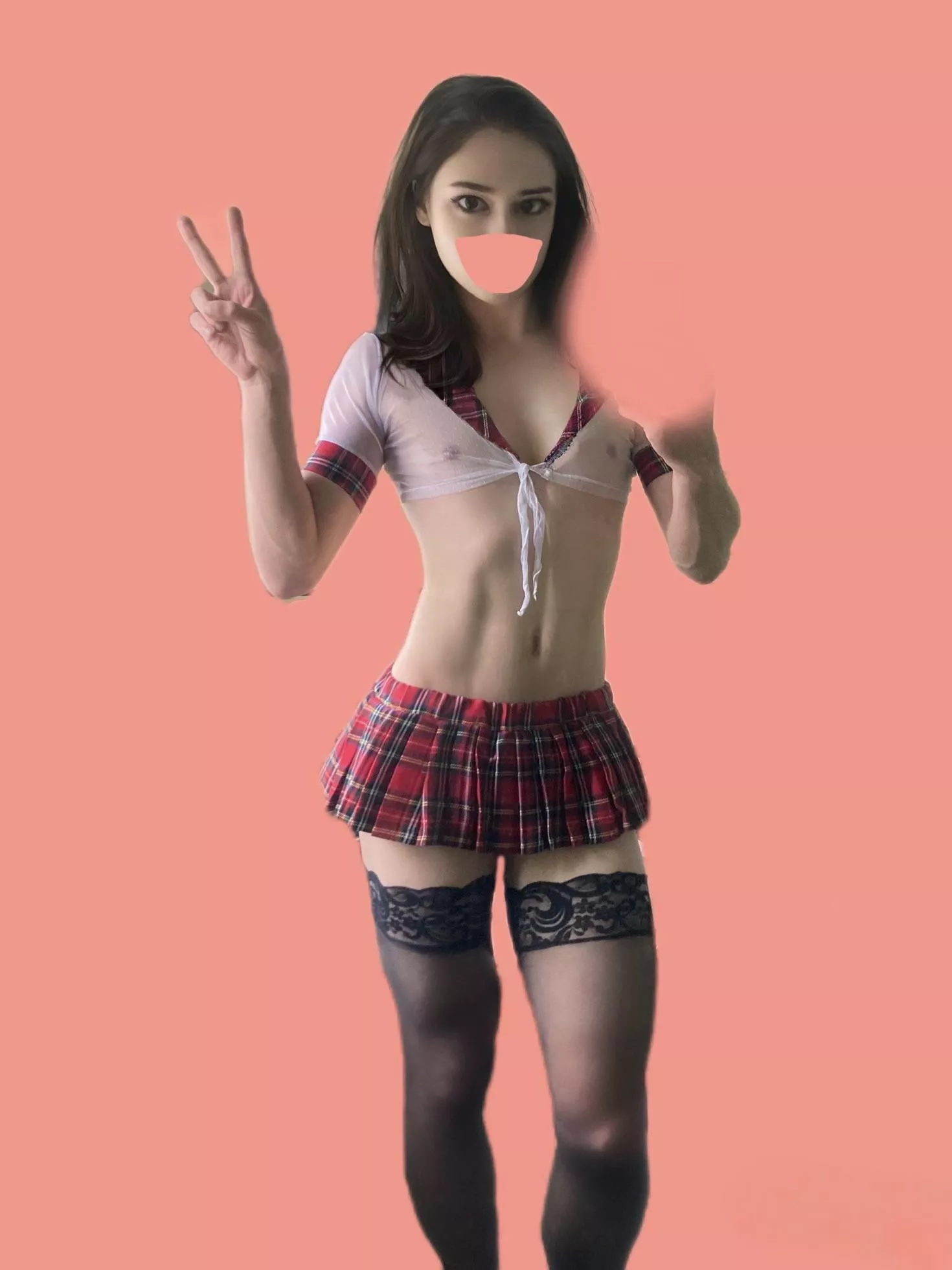 Bit more revealing than my actual uniform was 🤭 posted by Channelisa